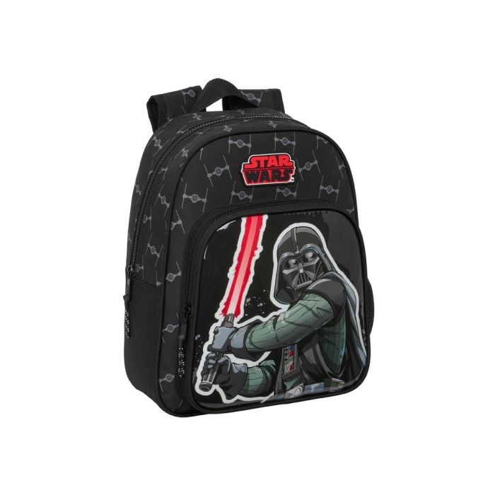 Mochila Escolar Star Wars The fighter Negro 27 x 33 x 10 cm