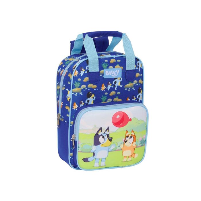 Mochila Escolar Bluey Azul marino 20 x 28 x 8 cm