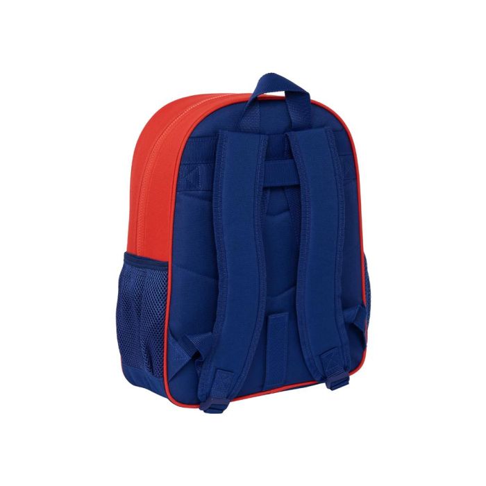 Mochila Escolar Atlético Madrid Azul Rojo 32 X 38 X 12 cm 1