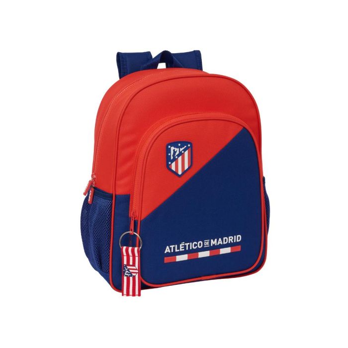 Mochila Escolar Atlético Madrid Azul Rojo 32 X 38 X 12 cm