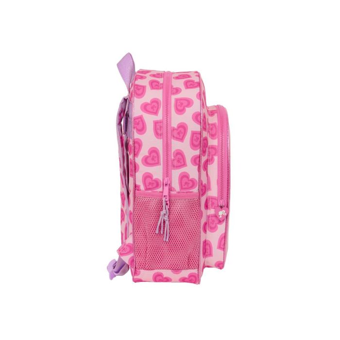 Mochila Escolar Barbie Love Rosa 32 X 38 X 12 cm 3