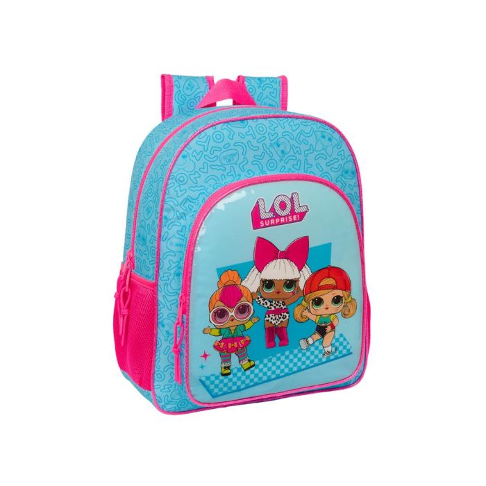 Mochila Escolar LOL Surprise! Divas Azul 32 X 38 X 12 cm