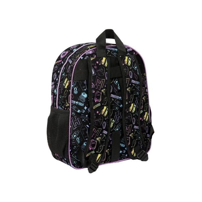 Mochila Infantil Monster High Negro 32 X 38 X 12 cm 1