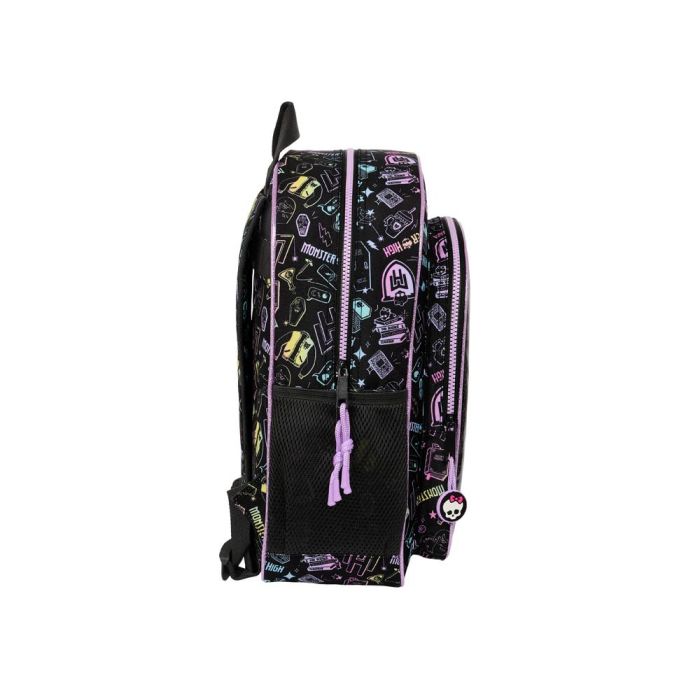 Mochila Infantil Monster High Negro 32 X 38 X 12 cm 2