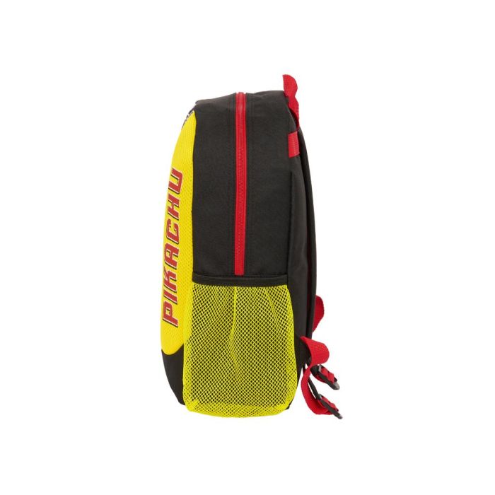 Mochila Escolar Pokémon Amarillo Negro Rojo 2