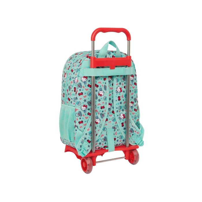 Mochila Safta Mod. 108 Con Carro 905 Hello Kitty Sea Lovers 140x330X420 mm 1