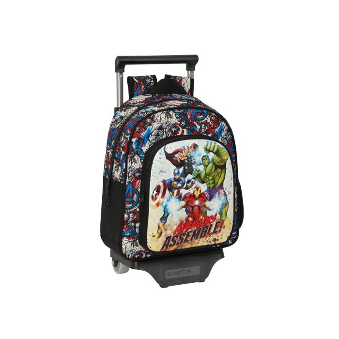 Mochila Escolar con Ruedas The Avengers Forever Multicolor 27 x 33 x 10 cm