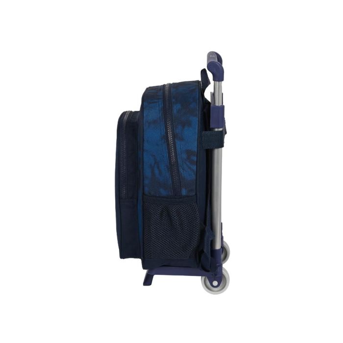 Mochila Escolar con Ruedas Batman Legendary Azul marino 27 x 33 x 10 cm 2