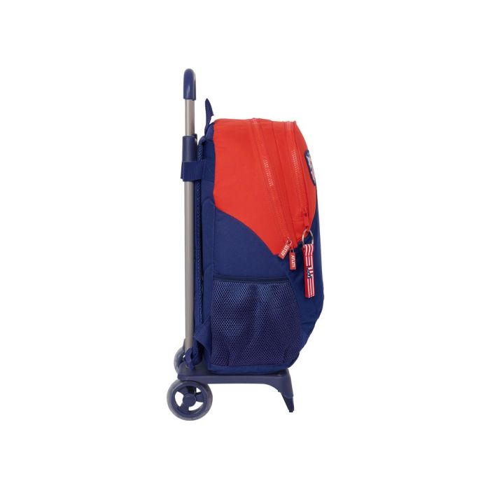 Mochila Escolar con Ruedas Atlético Madrid Azul Rojo 32 x 44 x 16 cm 3