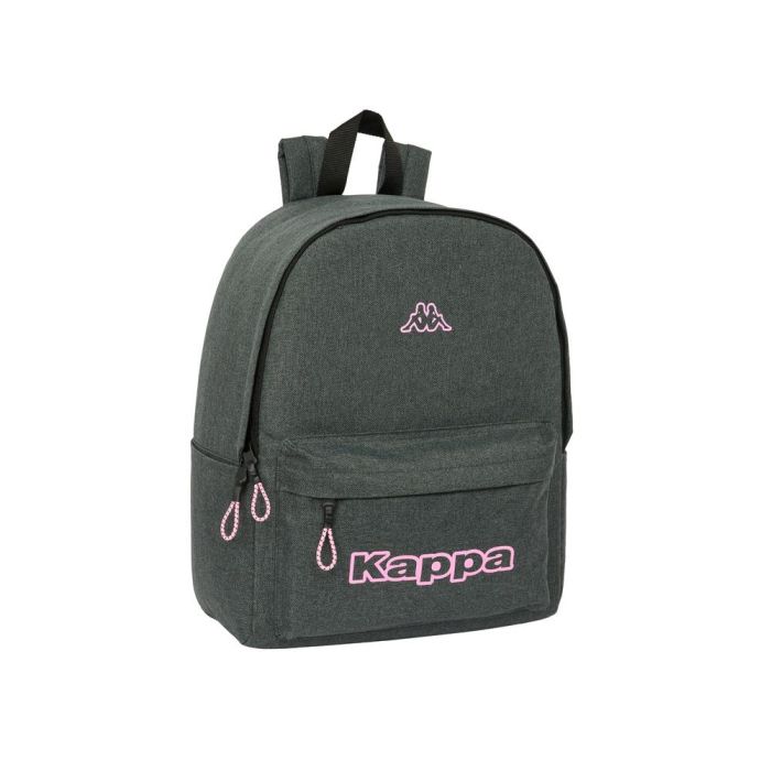 Mochila para Portátil Kappa SIlver Pink Gris 31 x 40 x 16 cm