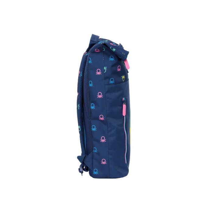 Mochila para Portátil Benetton Cool Azul marino 28 x 42 x 13 cm 2