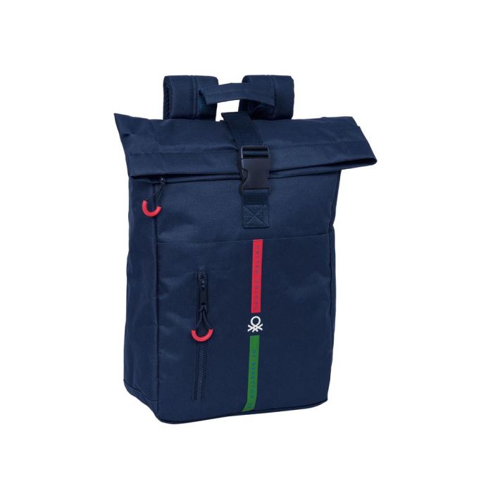 Mochila para Portátil Benetton Italy Azul marino 28 x 42 x 13 cm