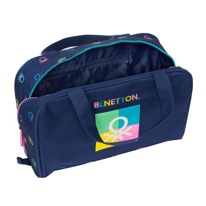 Neceser Escolar Benetton Cool Azul marino 31 x 14 x 19 cm 3