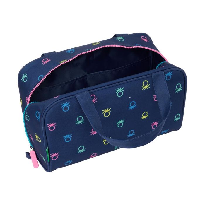 Neceser Escolar Benetton Cool Azul marino 31 x 14 x 19 cm 4