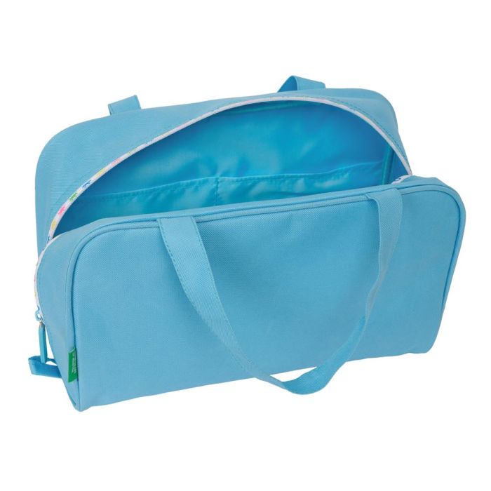 Neceser Escolar Benetton Spring Azul cielo 31 x 14 x 19 cm 4