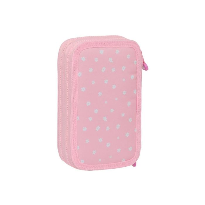 Plumier Doble Glow Lab Sweet home Rosa 12.5 x 19.5 x 4 cm (28 piezas) 1