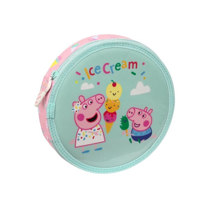 Plumier Peppa Pig Ice cream Rosa Menta (18 Piezas)