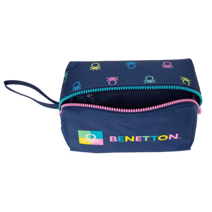 Estuche Escolar Benetton Cool Azul marino 22 x 10 x 10 cm 3