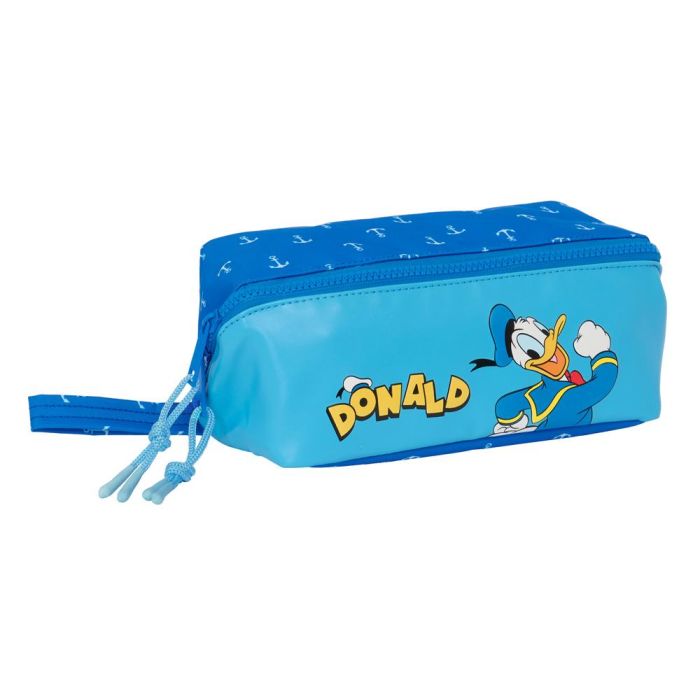 Bolso Escolar Portatodo Safta Cuadrado Grande Donald Duck 100x220x100 mm