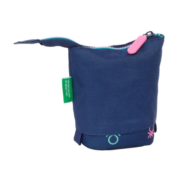 Estuche Cubilete Benetton Cool Azul marino 8 x 19 x 6 cm 3