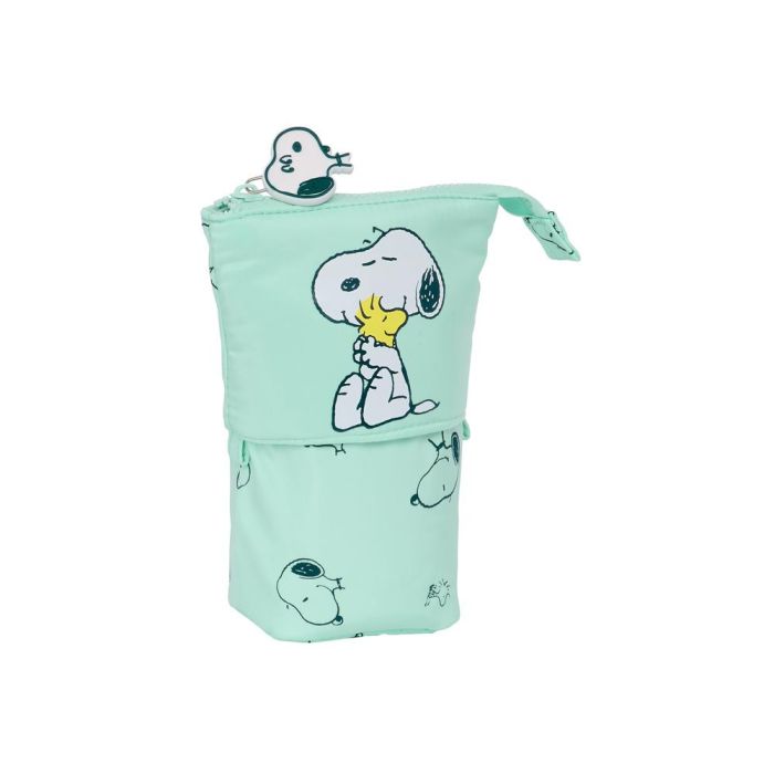 Estuche Cubilete Snoopy Groovy Verde 8 x 19 x 6 cm