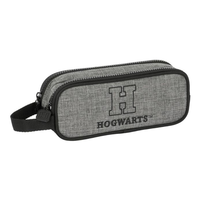 Portatodo Doble Harry Potter House of champions Negro Gris 21 x 8 x 6 cm