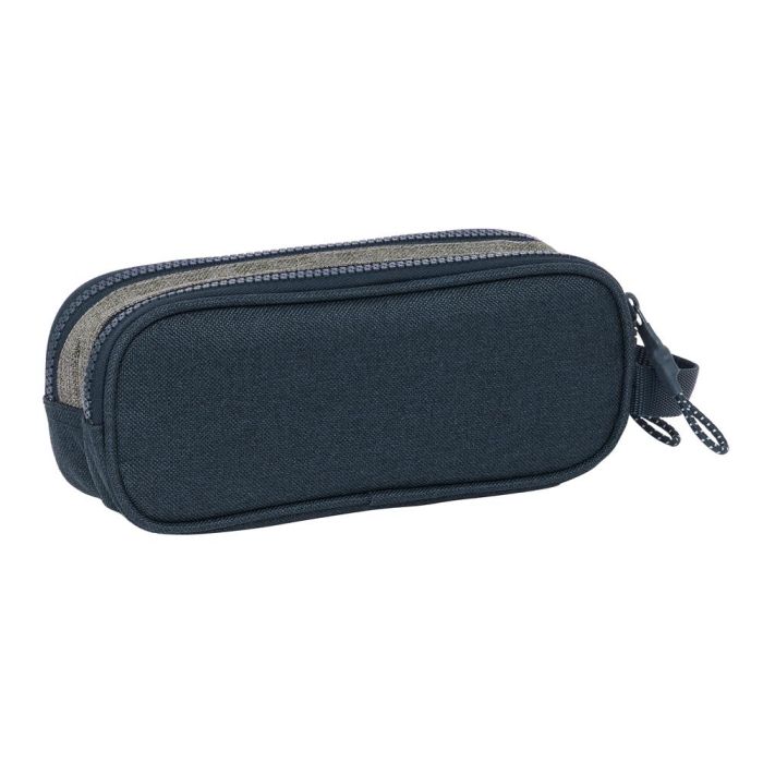 Portatodo Doble Kappa Dark navy Gris Azul marino 21 x 8 x 6 cm 1