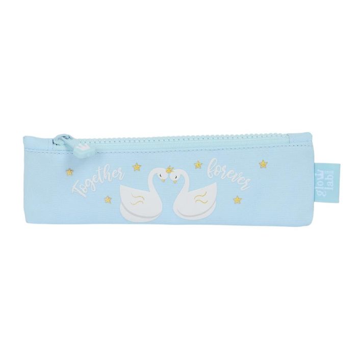 Bolso Escolar Portatodo Safta Estrecho Glowlab Cisnes 10x200x60 mm