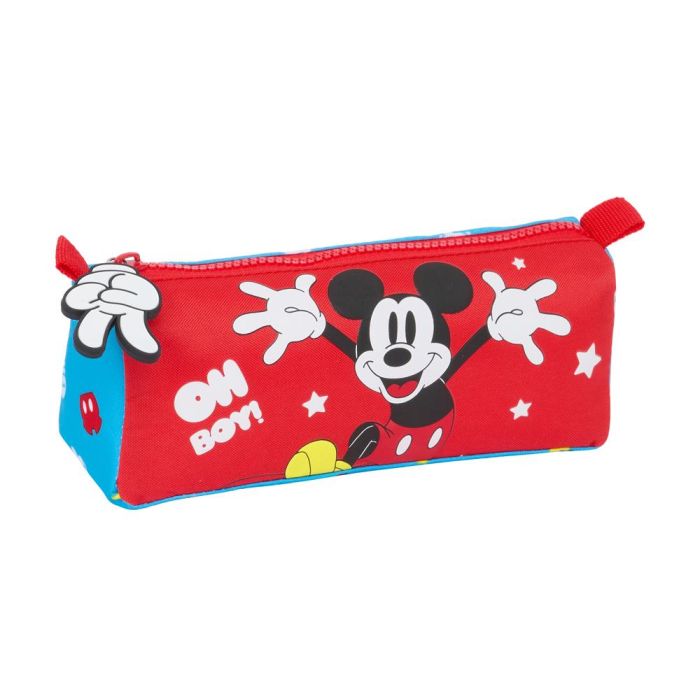 Estuche Escolar Mickey Mouse Clubhouse Fantastic Azul Rojo 21 x 8 x 7 cm