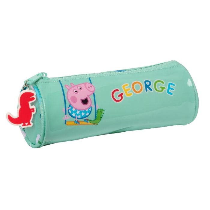 Estuche Escolar Peppa Pig George Menta 20 x 7 x 7 cm