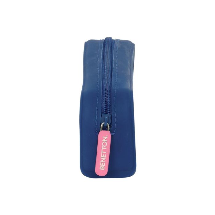 Estuche Escolar Benetton Cool Azul marino 18.5 x 7.5 x 5.5 cm 2