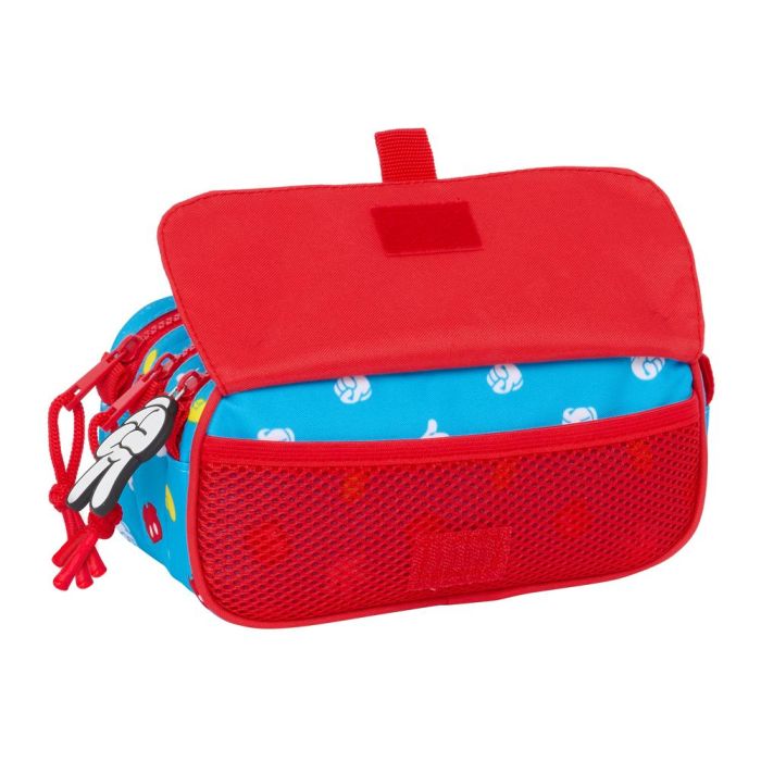 Portatodo Doble Mickey Mouse Clubhouse Fantastic Azul Rojo 21,5 x 10 x 8 cm 3