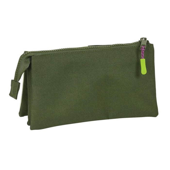 Portatodo Triple Munich Bright khaki Verde 22 x 12 x 3 cm 1