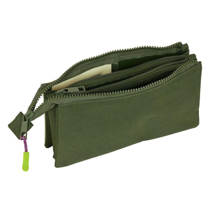 Portatodo Triple Munich Bright khaki Verde 22 x 12 x 3 cm 2