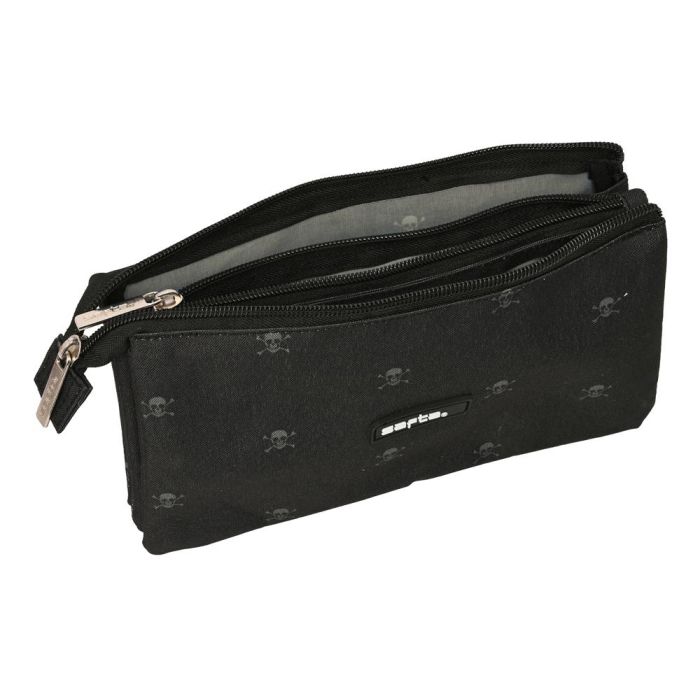 Portatodo Triple Safta California Negro 22 x 12 x 3 cm 2