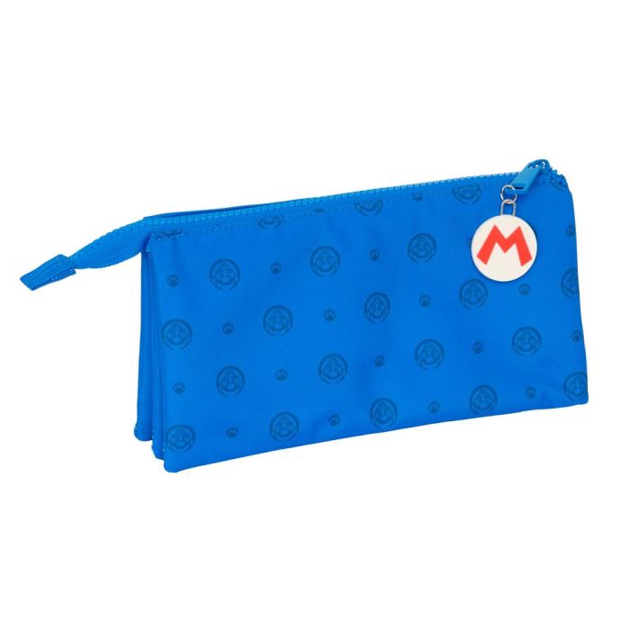 Bolso Escolar Portatodo Safta Triple Super Mario Play 30x220X120 mm 1