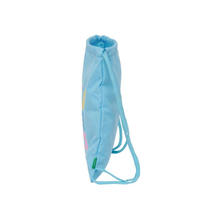 Bolsa Mochila con Cuerdas Benetton Spring Azul cielo 35 x 40 x 1 cm 2 Bolsa Mochila con Cuerdas Benetton Spring Azul cielo 35 x 40 x 1 cm 2