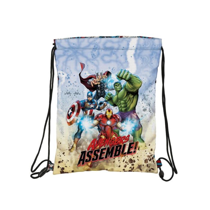 Bolsa Mochila con Cuerdas The Avengers Forever Multicolor 26 x 34 x 1 cm