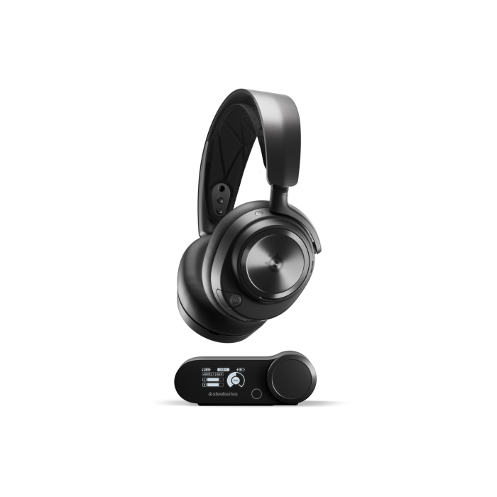 Auriculares Bluetooth con Micrófono SteelSeries Arctis Nova Pro Wireless Negro Multicolor 1