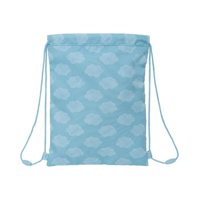 Bolsa Mochila con Cuerdas Safta Nube Azul 26 x 34 x 1 cm 1