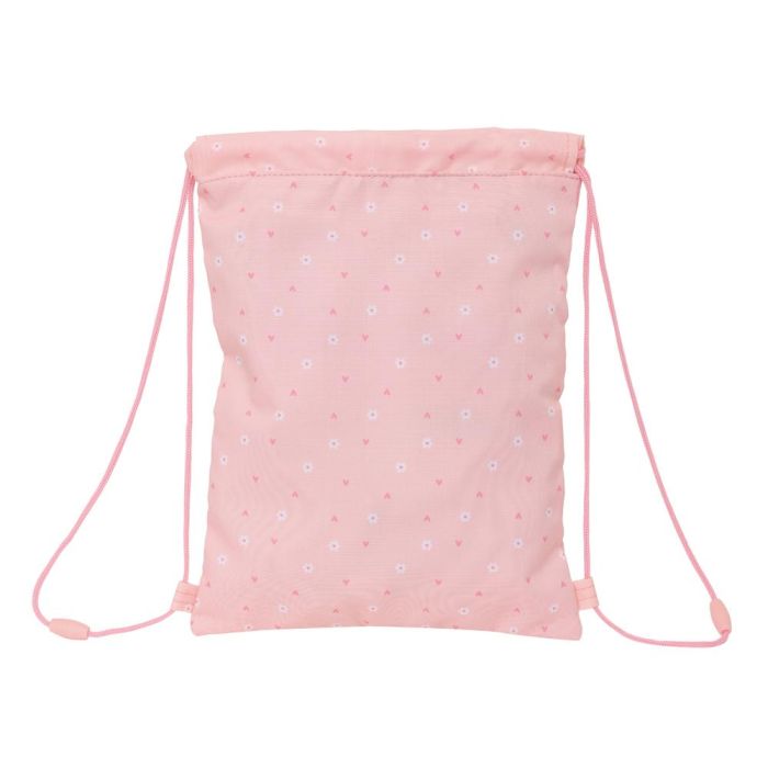 Bolsa Mochila con Cuerdas Safta Bunny Rosa 26 x 34 x 1 cm 1