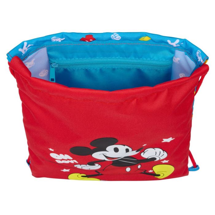 Bolsa Mochila con Cuerdas Mickey Mouse Clubhouse Fantastic Azul Rojo 26 x 34 x 1 cm 3