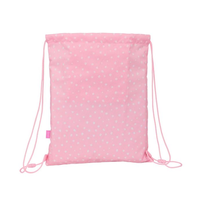 Bolsa Mochila con Cuerdas Glow Lab Sweet home Rosa 26 x 34 x 1 cm 1