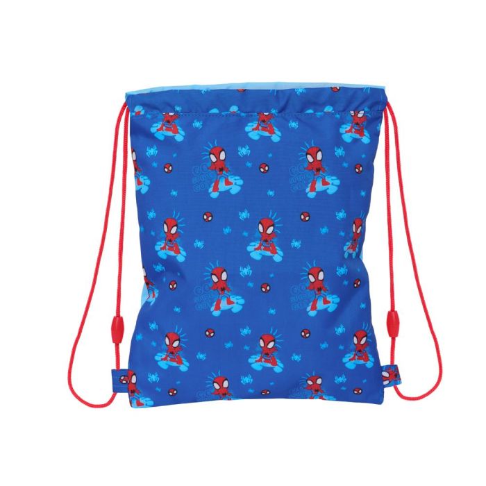 Bolsa Mochila con Cuerdas Spidey Azul 26 x 34 x 1 cm 1