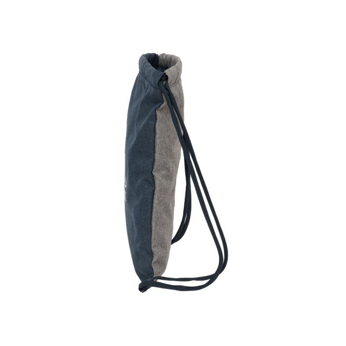 Bolsa Mochila con Cuerdas Kappa Dark navy Gris Azul marino 35 x 40 x 1 cm 2