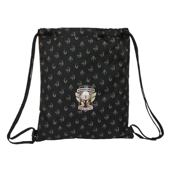 Mochila Saco Infantil The Mandalorian This is the way Negro 35 x 40 x 1 cm 1