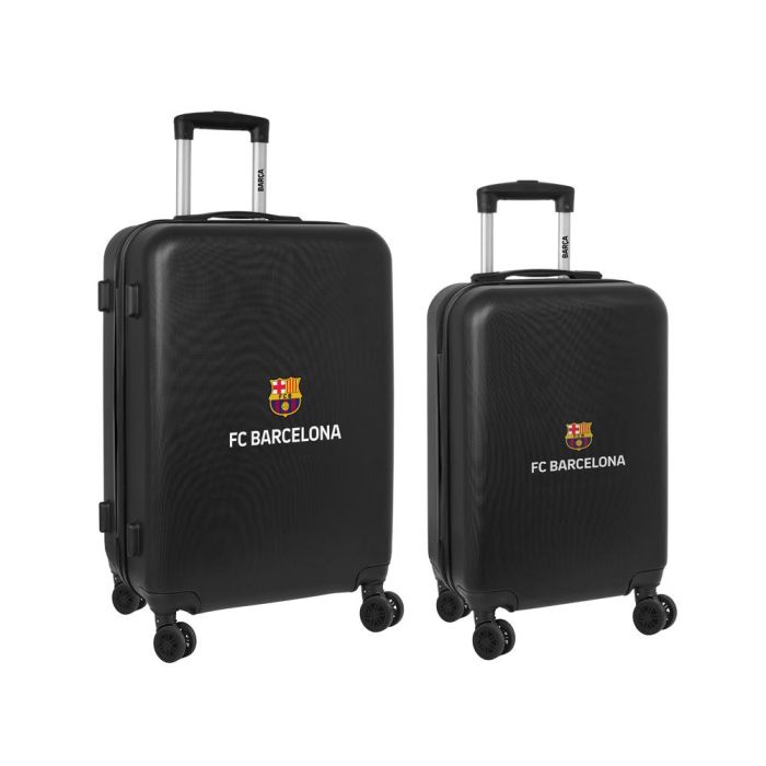 Set 2 trolleys cabina 20"+ mediano 24" f.c.barcelona 3ª equipacion 40x63x26cm