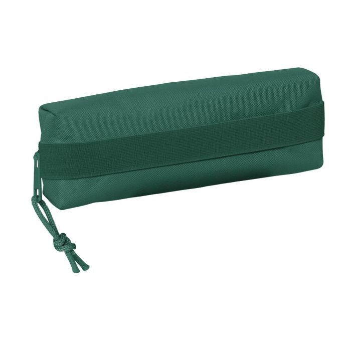 Bolso Escolar Portatodo Safta Rectangular Con Goma Elastica 22 cm Verde Oscuro 3