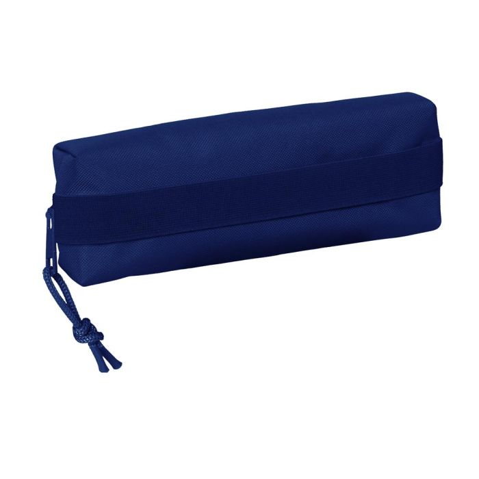 Bolso Escolar Portatodo Safta Rectangular Con Goma Elastica 22 cm Azul Oscuro 3