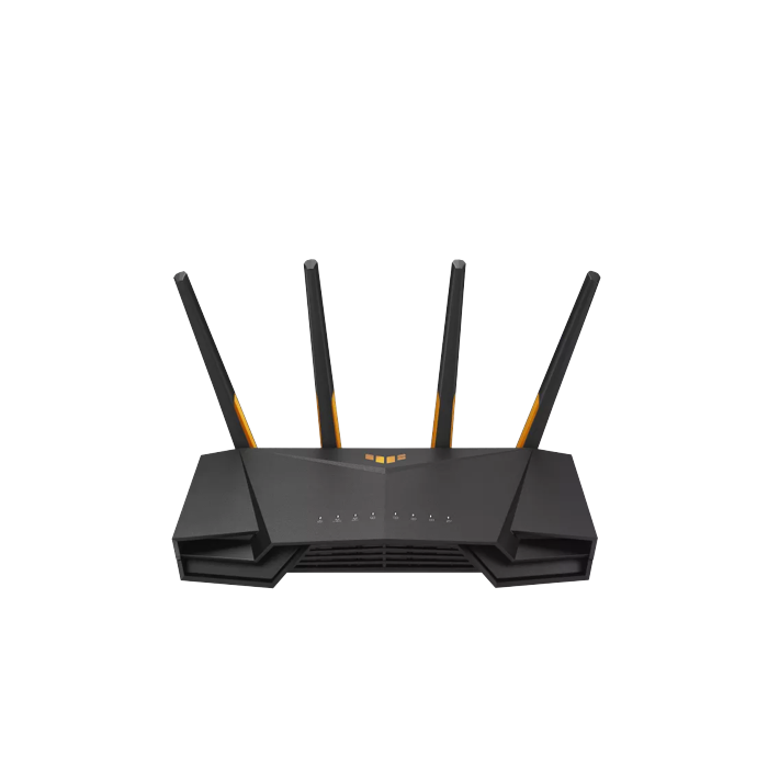 ASUS 90IG0790-MO3B00 router inalámbrico Gigabit Ethernet Doble banda (2,4 GHz / 5 GHz) Negro, Naranja 3